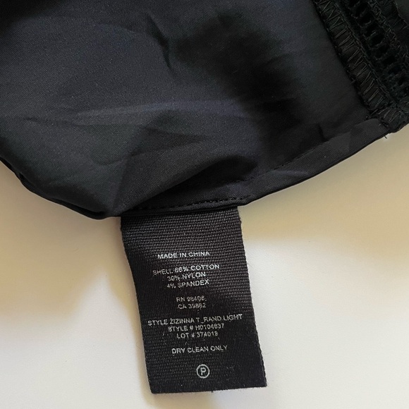 Theory Cotton Poplin Off Shoulder Black Dress - Picture 9 of 14